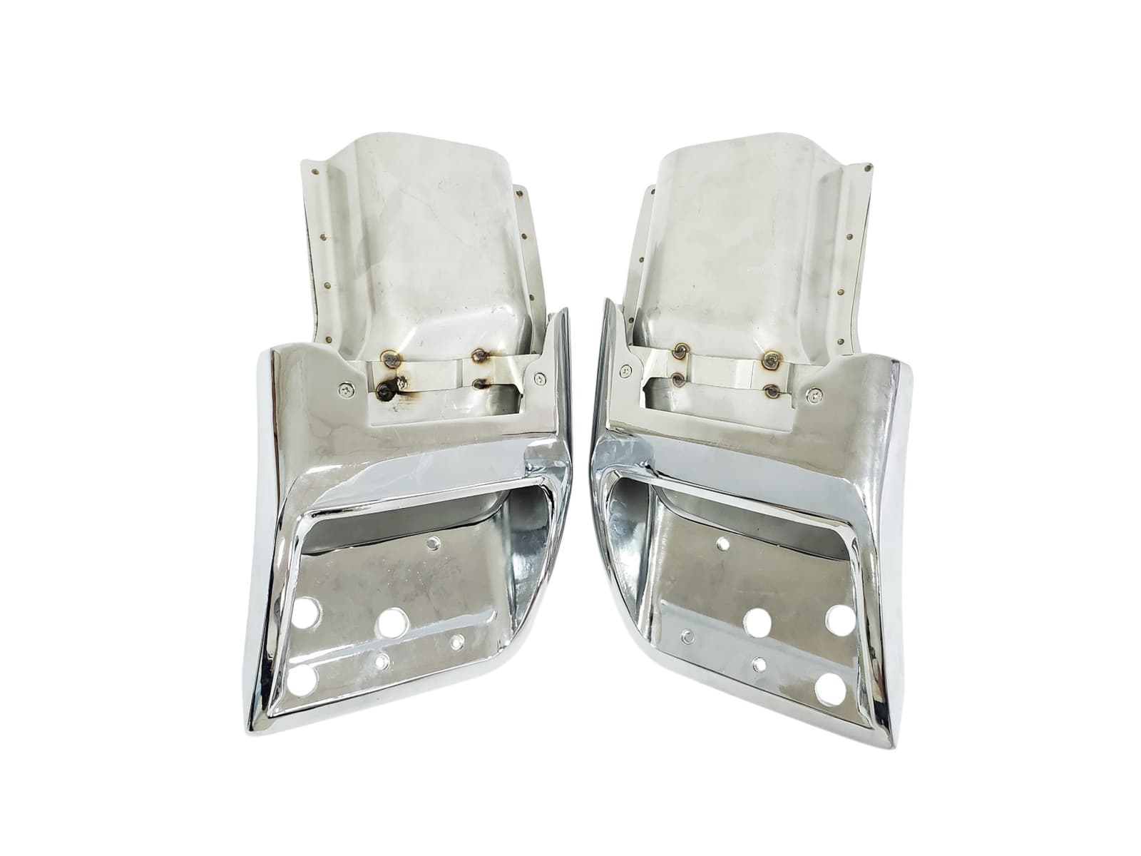 Насадки на вихлоп Chrome на Land Rover Range Rover Vogue L322 2010-2013 року 2