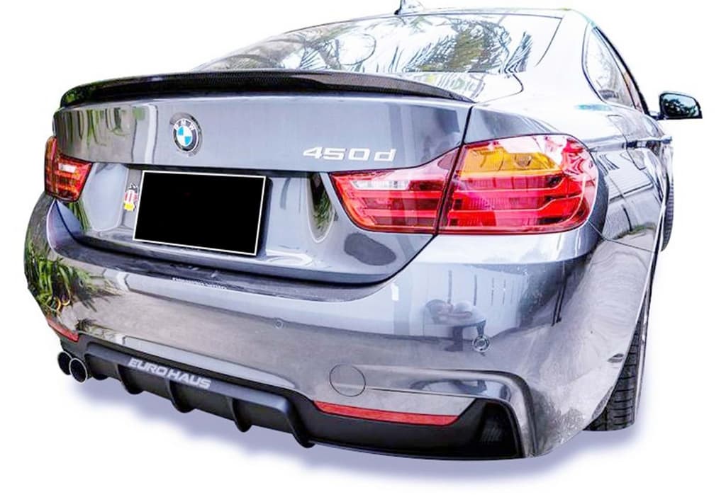 Задній дифузор V-3 (для M-Performans, Coupe, чорний глянець)