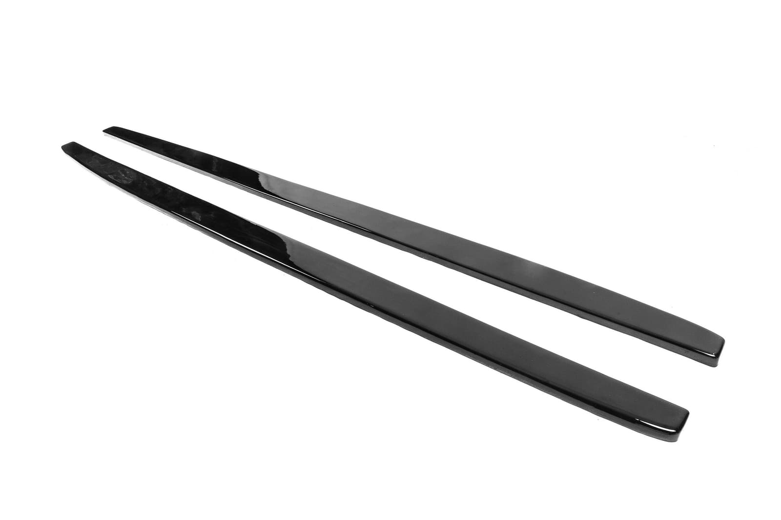 Накладки на пороги V-1 (під M-Sport/M5 пороги, чорний глянець) 4