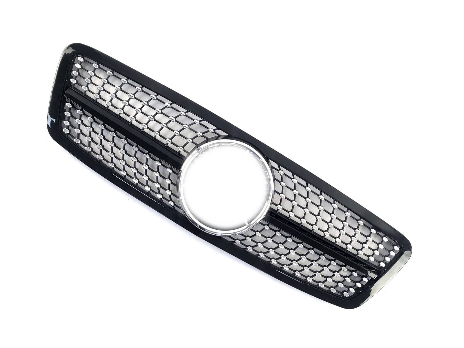 Решітка радіатора Black Diamond на Mercedes-Benz C-Class W203 2000-2007 року 3