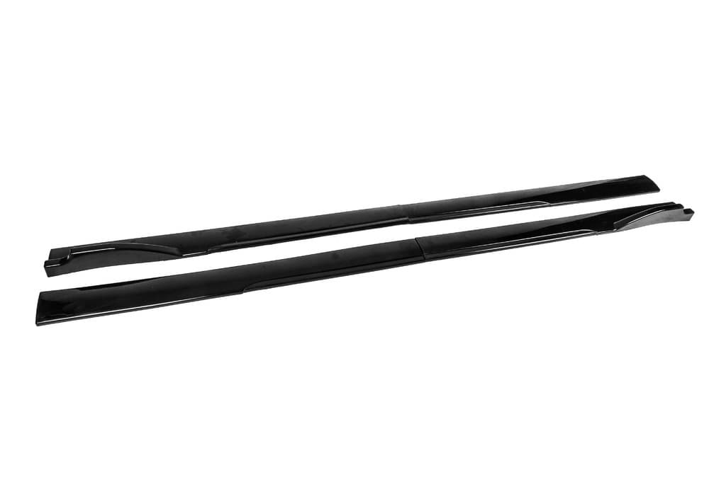 Універсальні накладки на бокові пороги Niken Black (ABS) (4шт)