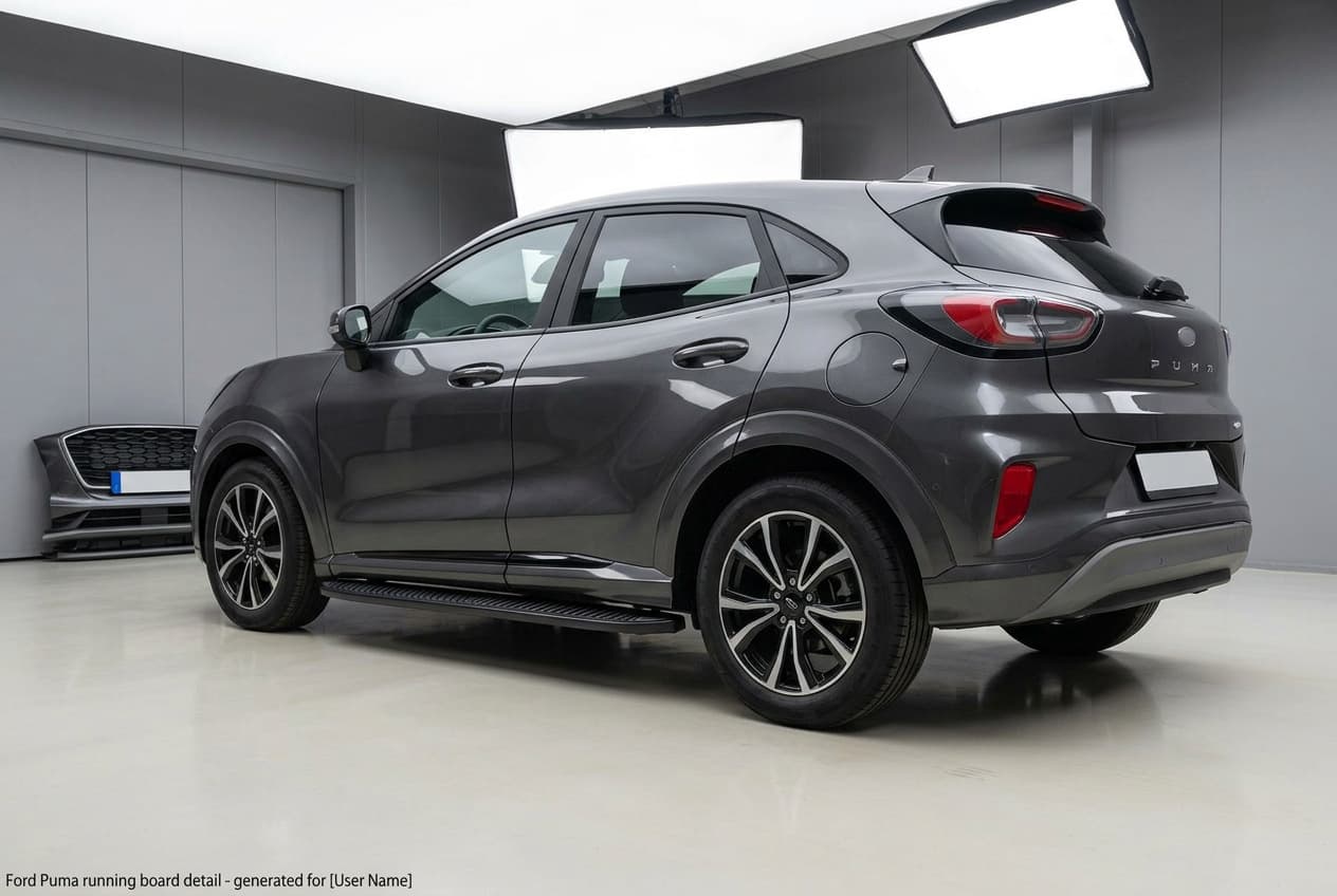 Бокові пороги Tayga Black (2 шт., Алюміній)