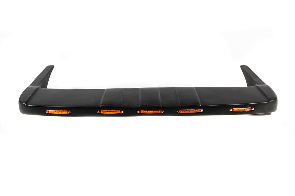 Козирьок лобовога скла V1 (LED, чорний мат) 2