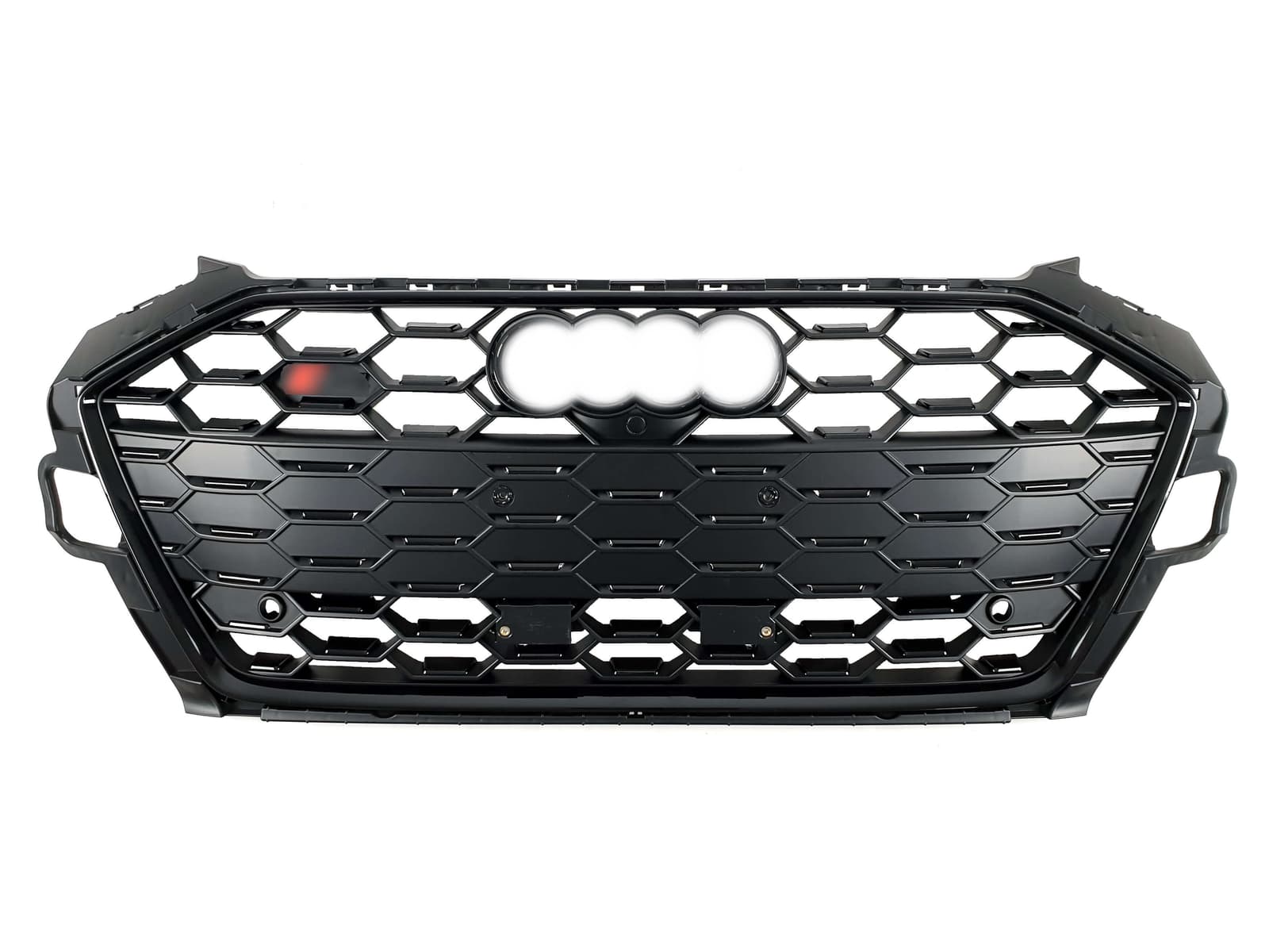 Решітка радіатора Full Black (Gloss / Matte) (в стилі S4) на Audi A4 B9 2019-2023 року