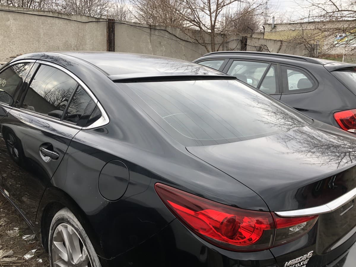 Козирок на скло Mazda 6 2013 - ABS пластик під фарбування 3