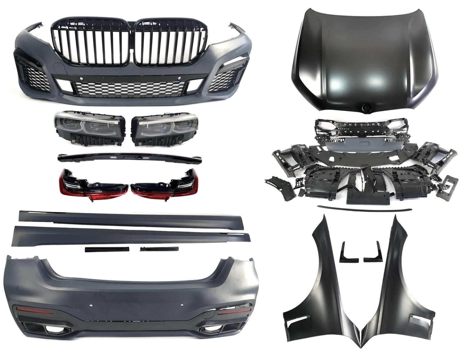 Комплект рестайлінга (в нову модель) (стиль M760 + оптика) на BMW 7 Series G11 / G12 2015-2019 року