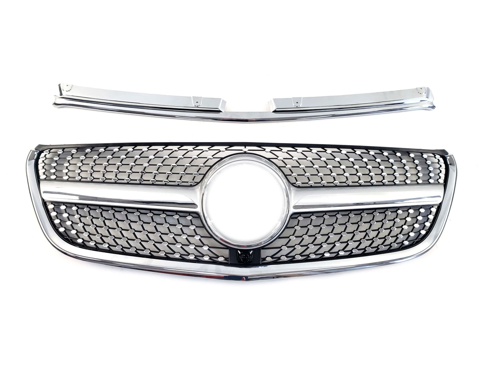 Решітка радіатора Silver Diamond на Mercedes-Benz VITO-Class W447 2014-2019 року