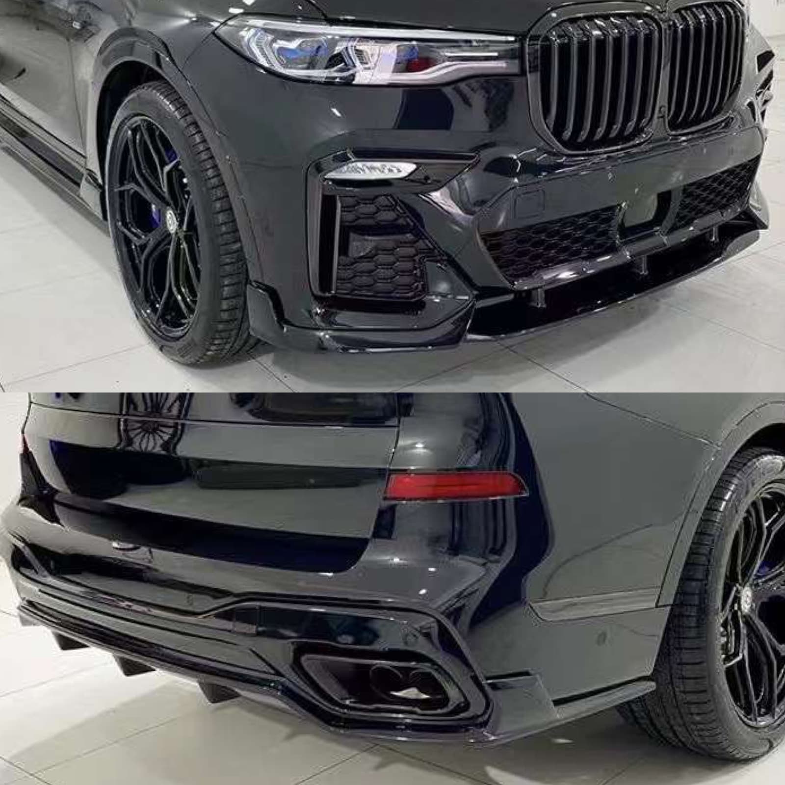 Комплект обвісу Paradigma BMW X7 G07 2019-2022, чорний глянець