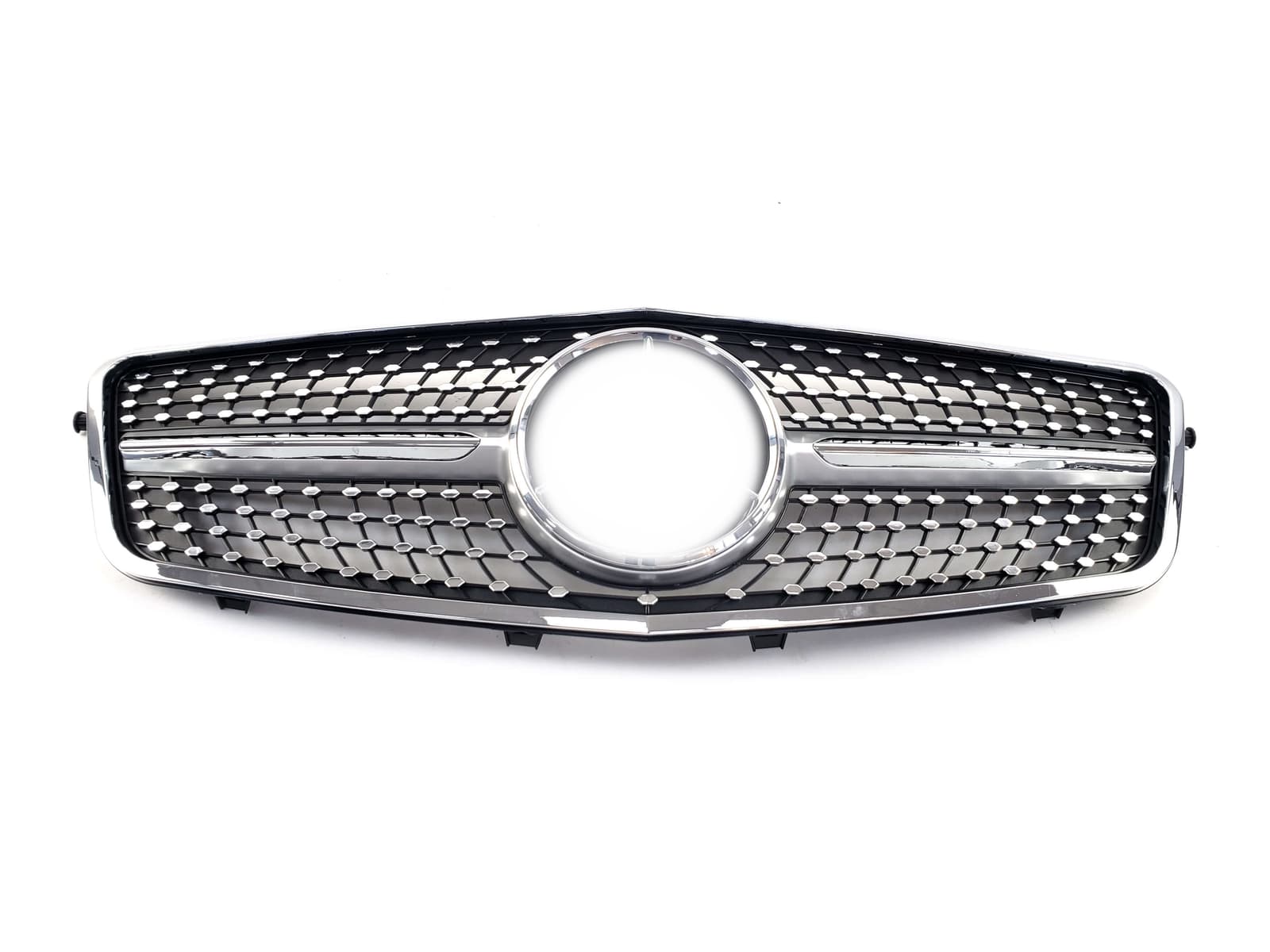 Решітка радіатора Silver Diamond на Mercedes-Benz E-Class W212 2009-2013 року 2