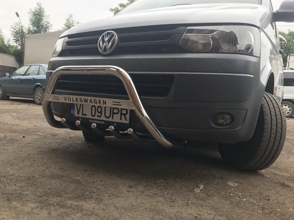 Кенгурятник WT003 (нерж) 51 мм, без напису 3