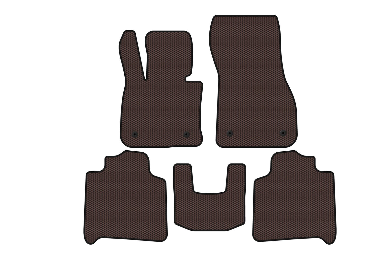 Гумові килимки Carsuit (Для F46, 2 ряди, коричневий)
