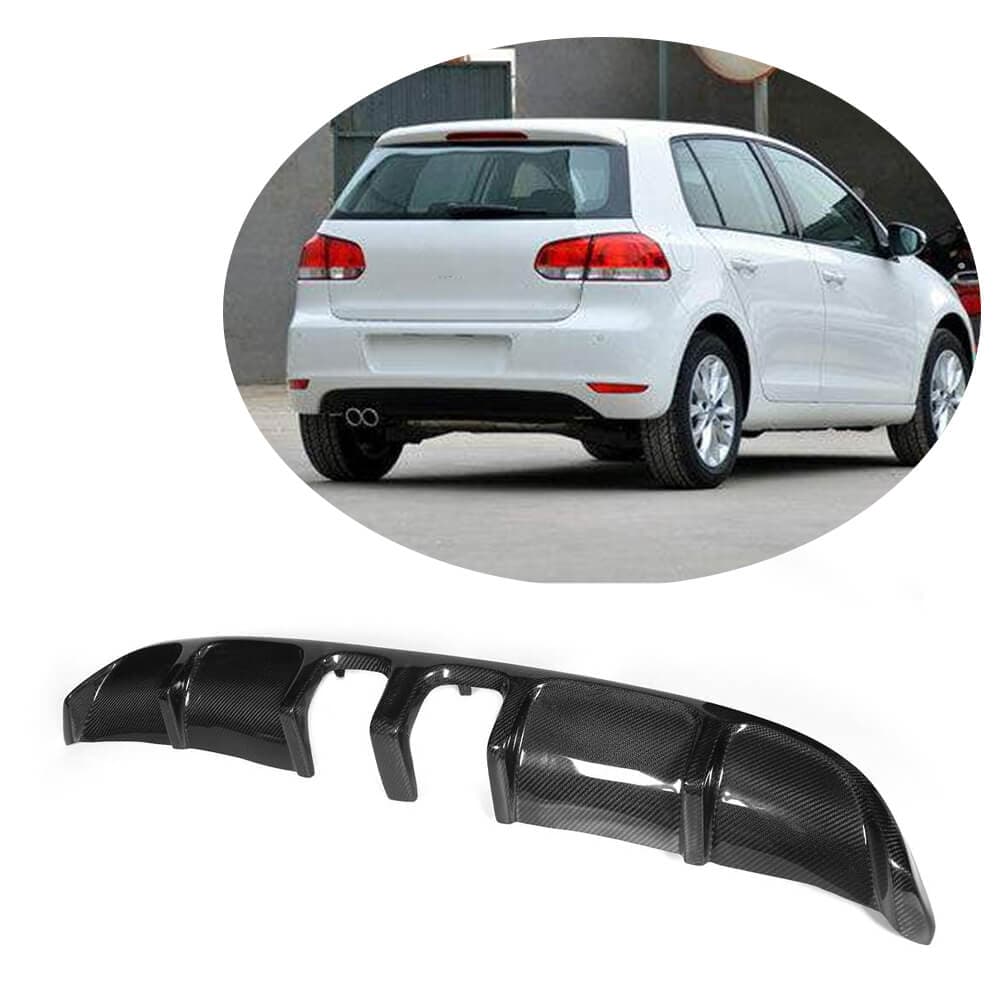 Дифузор заднього бампера V2 (для Base HB 2010-2013, Карбон)