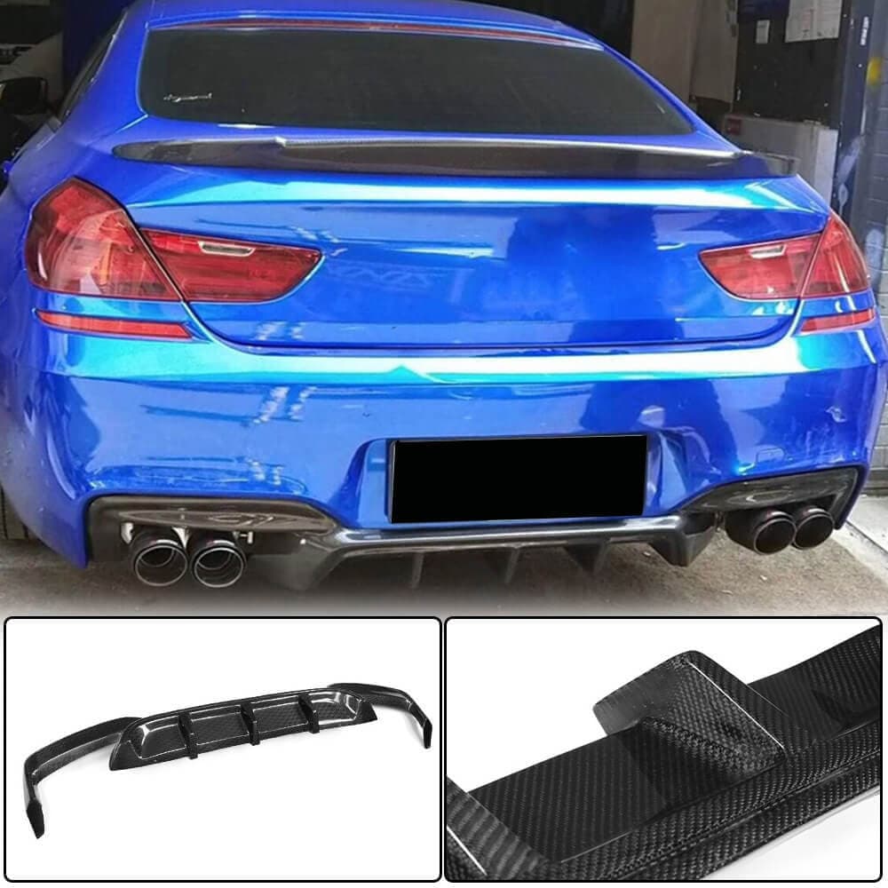 Дифузор заднього бампера V1 (для M-Sport/M6, Карбон)