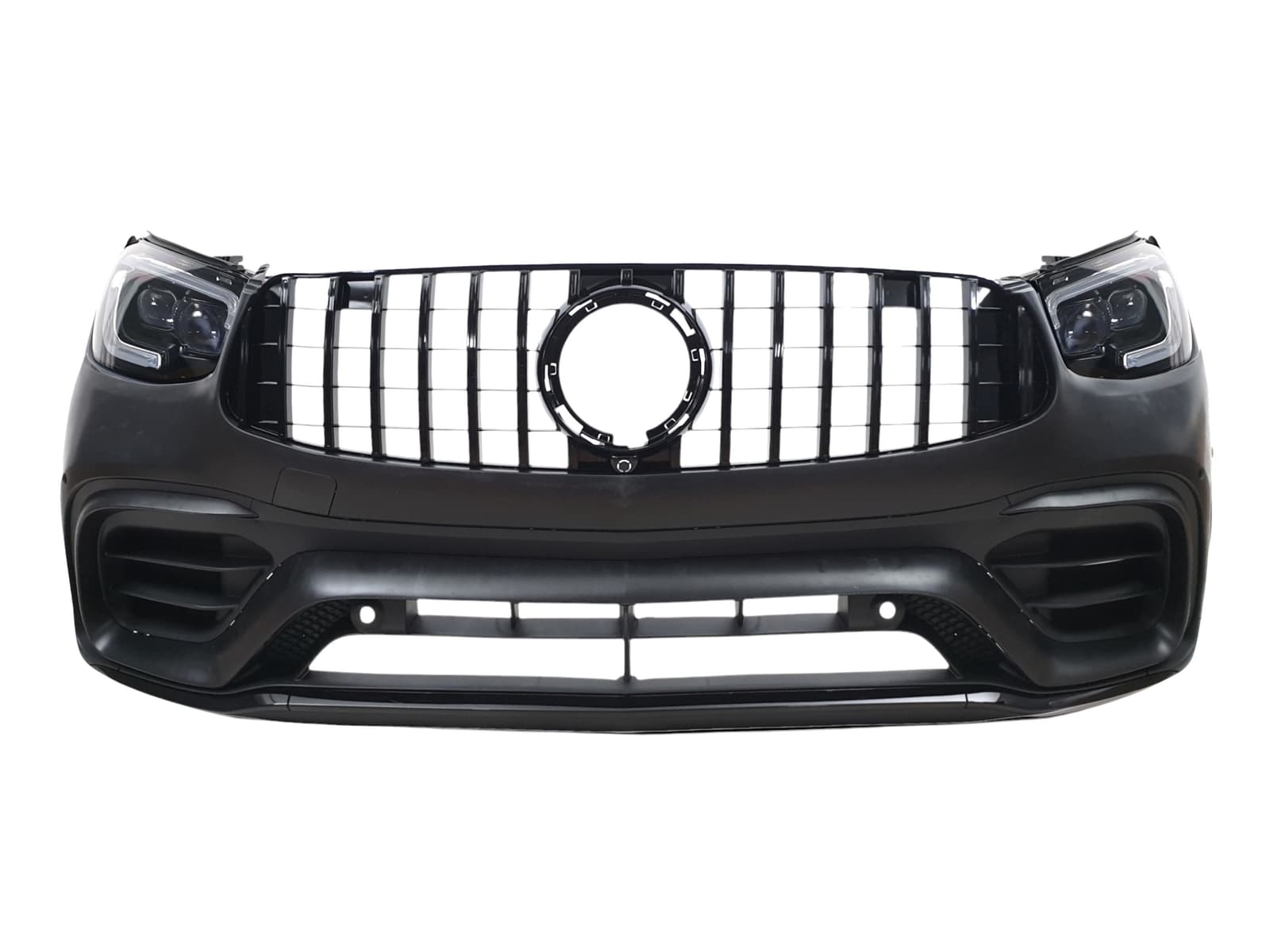 Комплект рестайлінга (в нову модель) (стиль GLC63 AMG 2019+) ALL Black на Mercedes-Benz GLC-Class X253 2015-2019 року 2