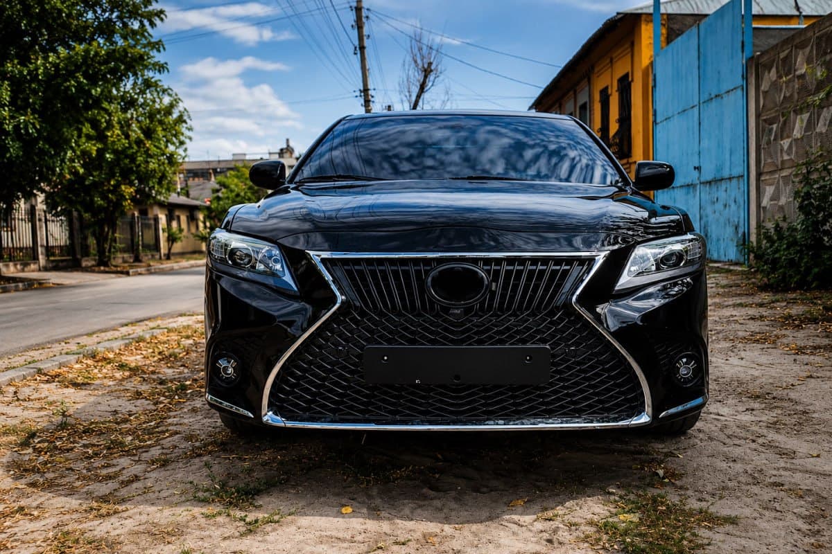 Передній бампер в зборі (рестайлінг, Lexus-стиль V2)