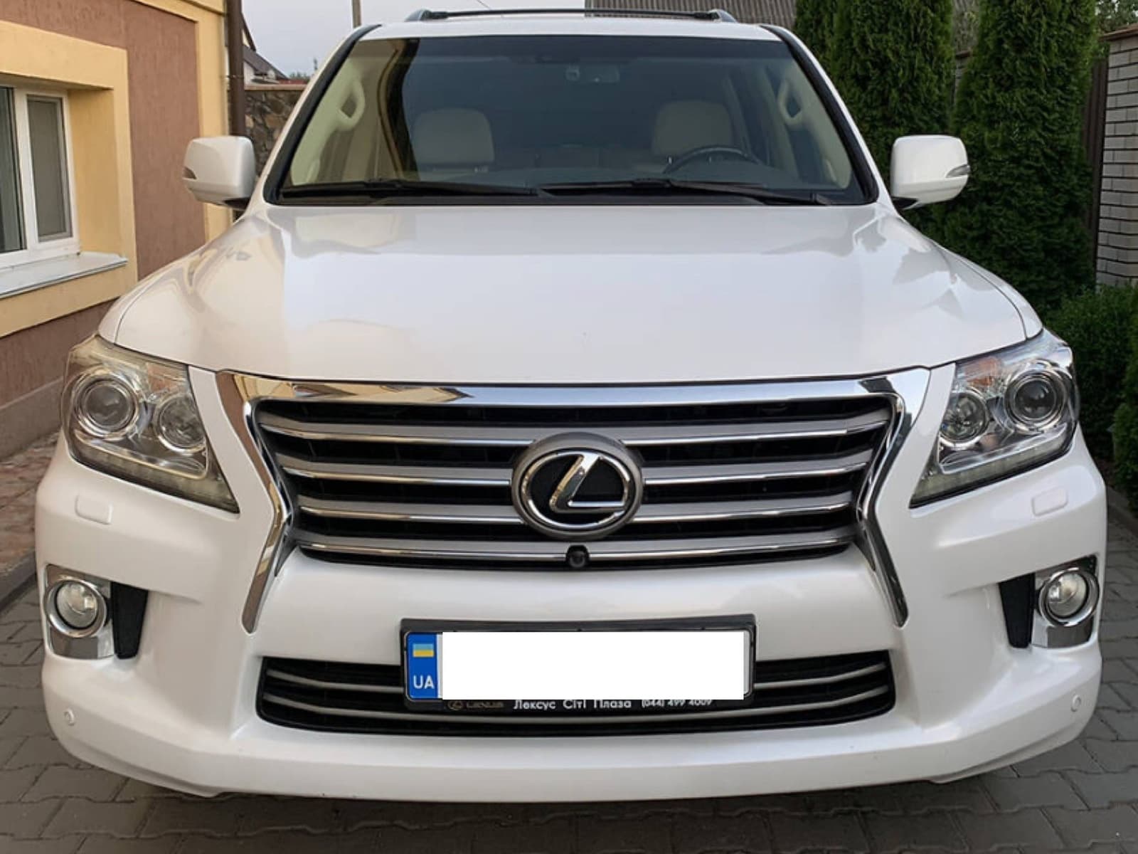 Решітка радіатора під камеру 53101-60919 Lexus LX 570 рестайлінг 2012-2015