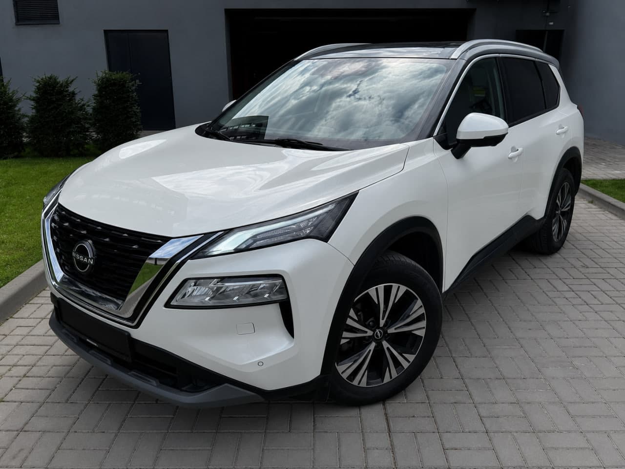 Інтегровані рейлінги сірі OEM (Для X-trail, Алюміній, установка на клей)