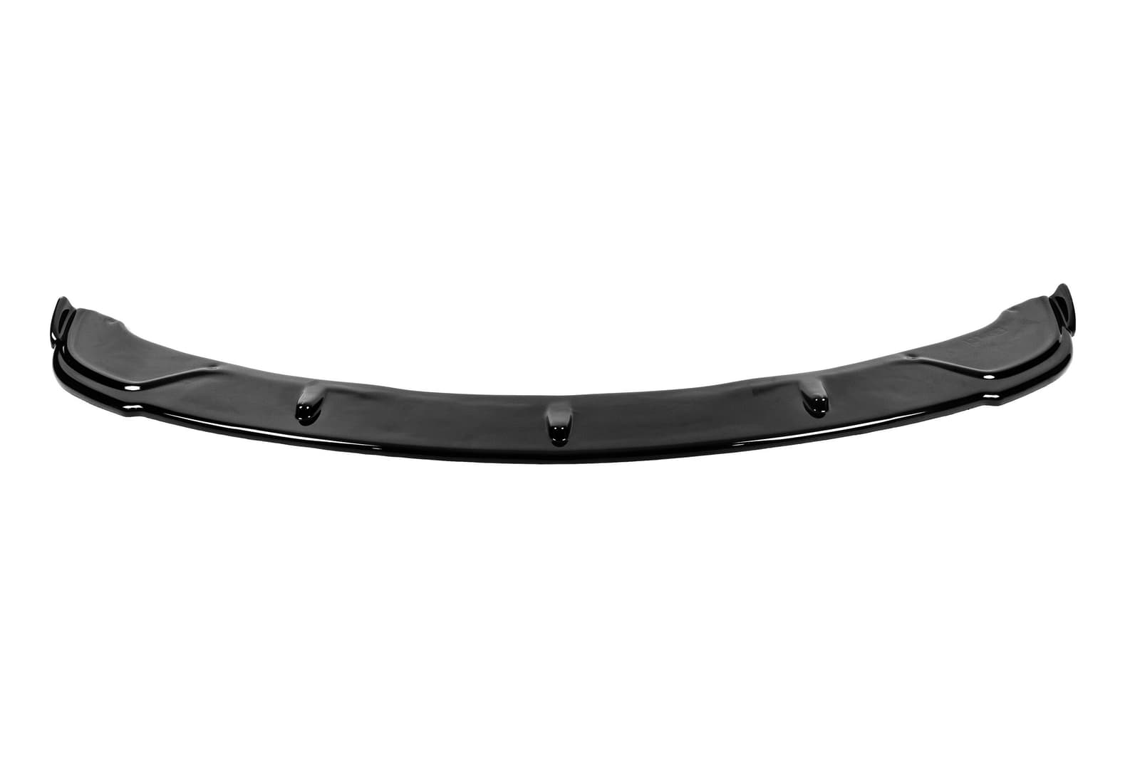 Передня Lip накладка V-1 (для E90 M-Sport 2008-2011, чорний глянець) 2