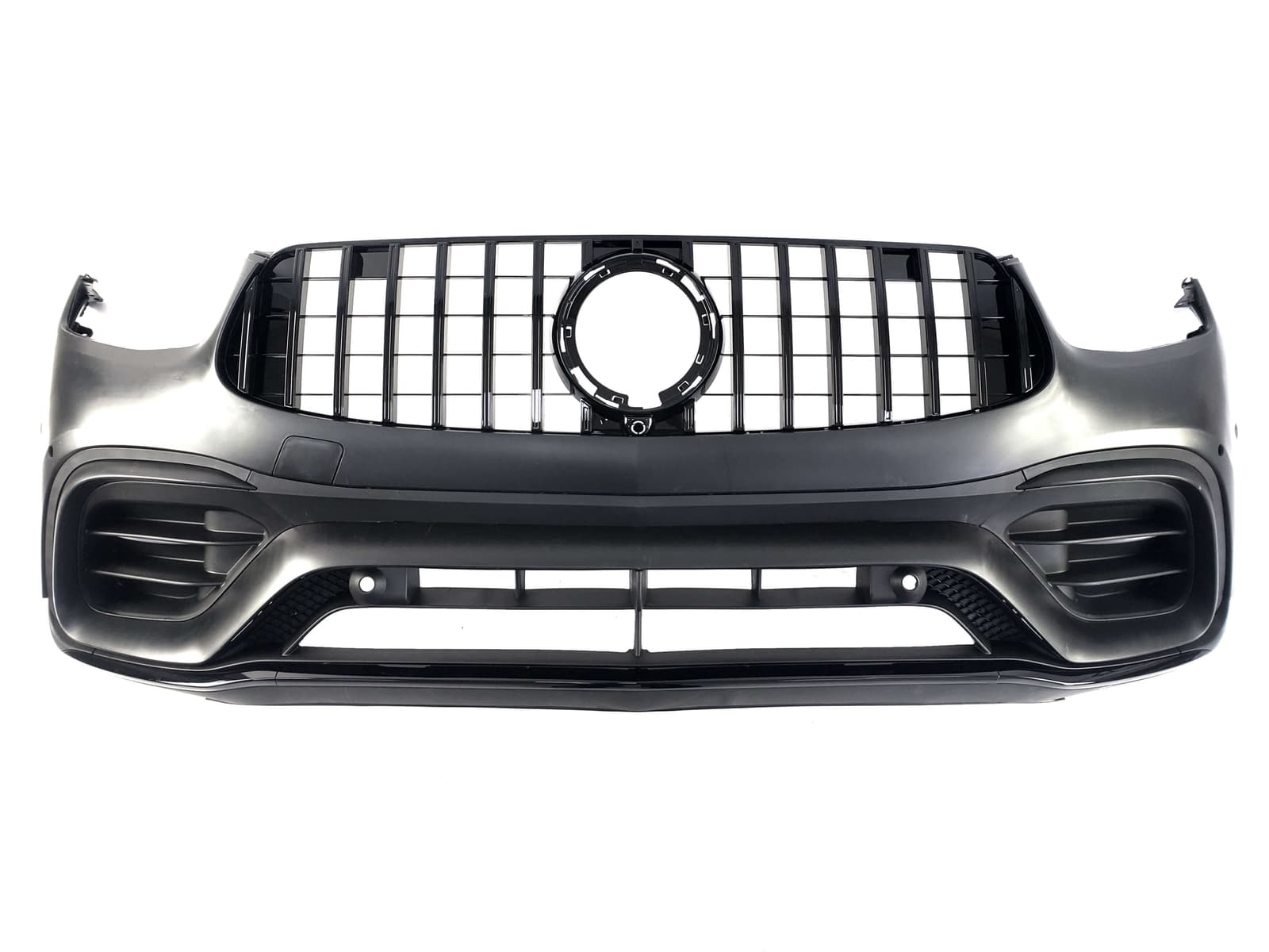 Передній бампер (стиль GLC63 AMG) на Mercedes-Benz GLC-Class X253 2019-2022 року 2
