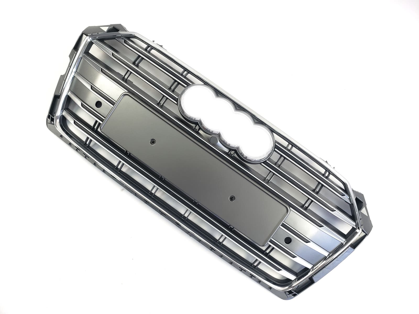 Решітка радіатора Silver Chrome (в стилі S5) на Audi A5 B9 2016-2020 року 3