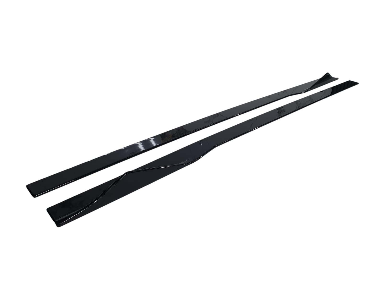 Леза на пороги Чорний глянець (AC Style) G14 / G15 на BMW 8 Series G14 / G15 / G16 2018-2023 року