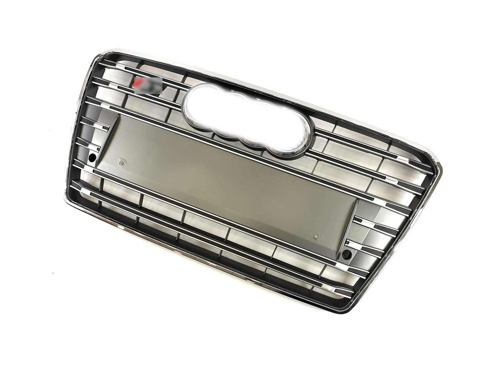 Решітка радіатора Silver Chrome (в стилі S7) на Audi A7 4G 2010-2014 року 3