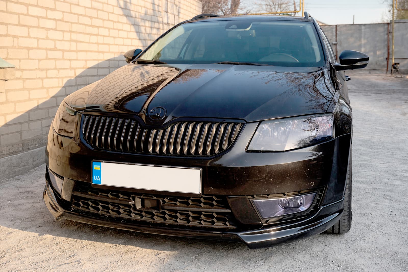 Передня Lip накладка V-1 (2013-2017, Під фарбування) 2