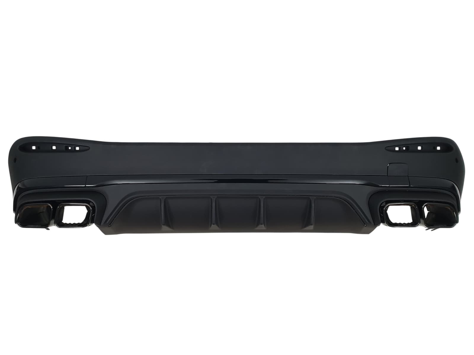 Дифузор (заднього бампера) Full Black (стиль GLC63) AMG на Mercedes-Benz GLC-Class X254 2022-2025 року 2