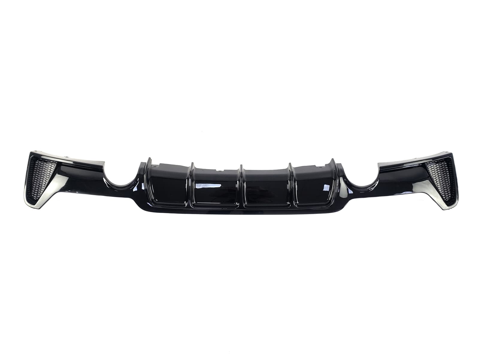 Дифузор (заднього бампера) Чорний глянець (M-Performance) 0--0 на BMW 4 Series F32 / F33 2013-2020 року
