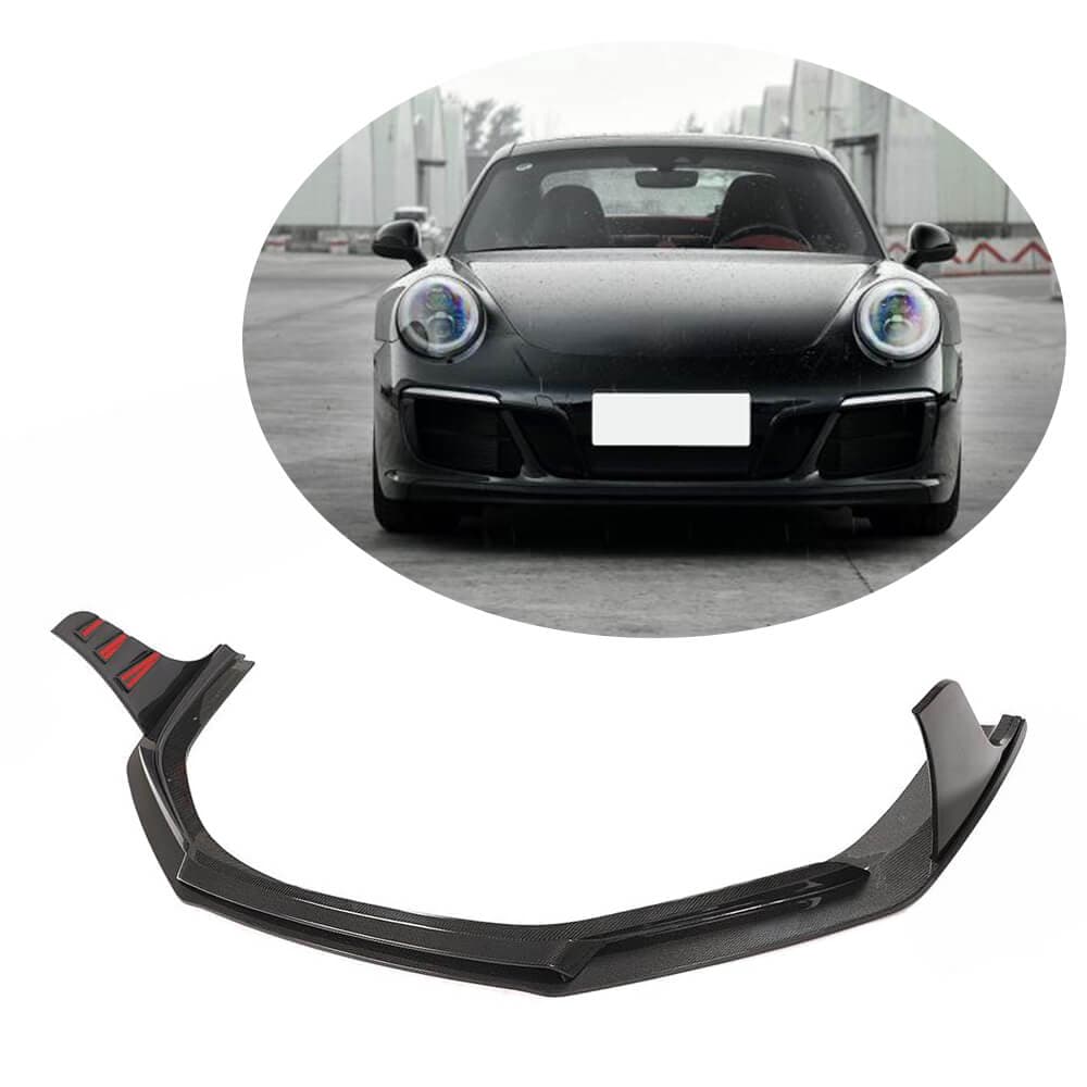 Накладка на передній бампер Lip (для Carrera 4 GTS 2017-2018, Карбон)