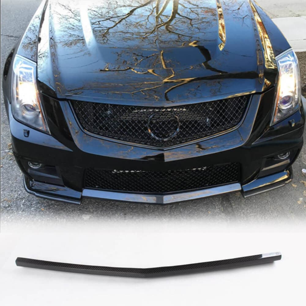 Накладка на передній бампер Lip V2 (для CTS V Coupe, Карбон)