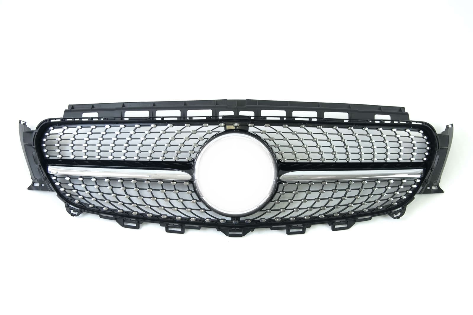 Решітка радіатора Black (без місця під камеру) Diamond на Mercedes-Benz E-Class W213 2016-2020 року