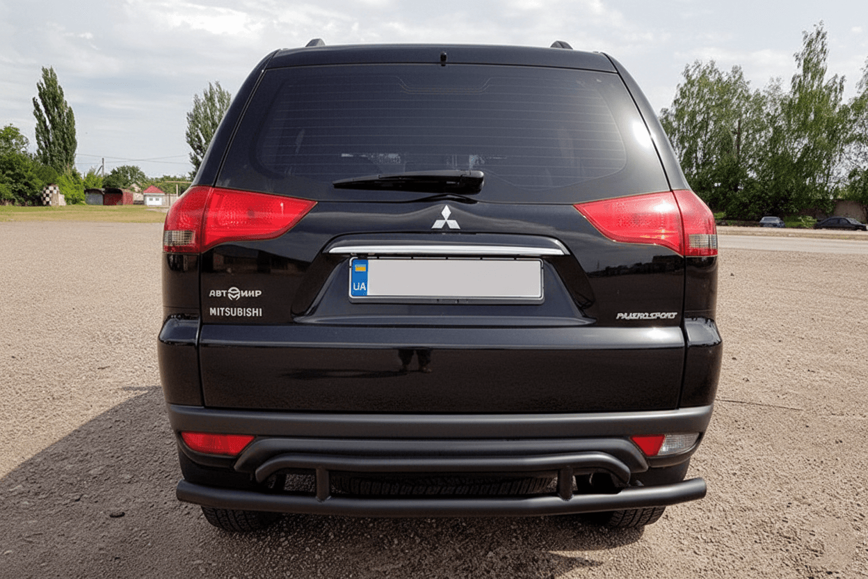 Задній захист AK002-2 Black (2 шт, нерж)