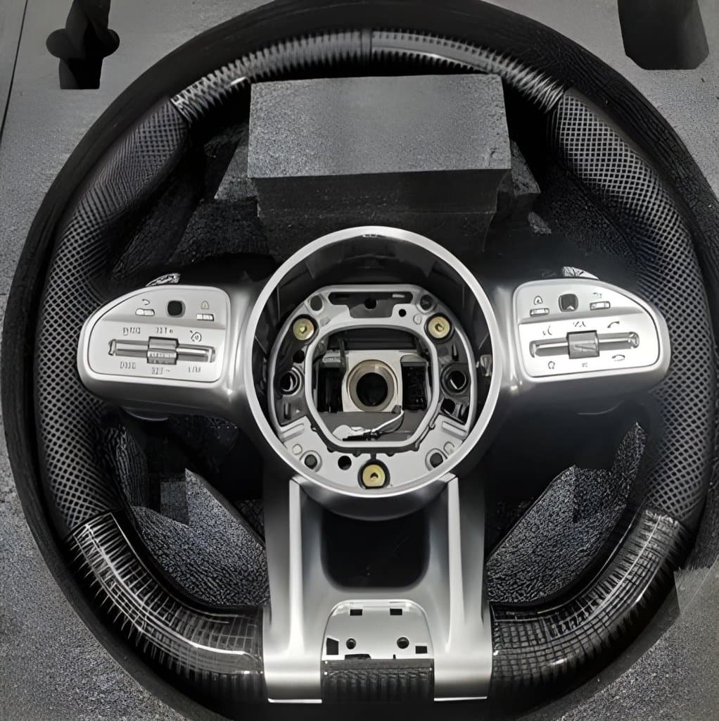 Кермо AMG 2018-Style (Карбон + сірі кнопки, 3pin)