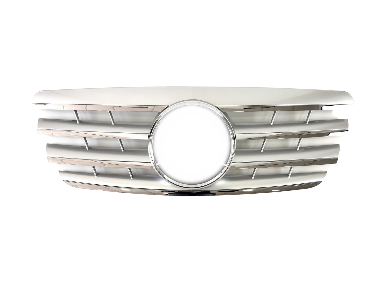 Решітка радіатора Silver CL на Mercedes-Benz E-Class W210 2000-2002 року
