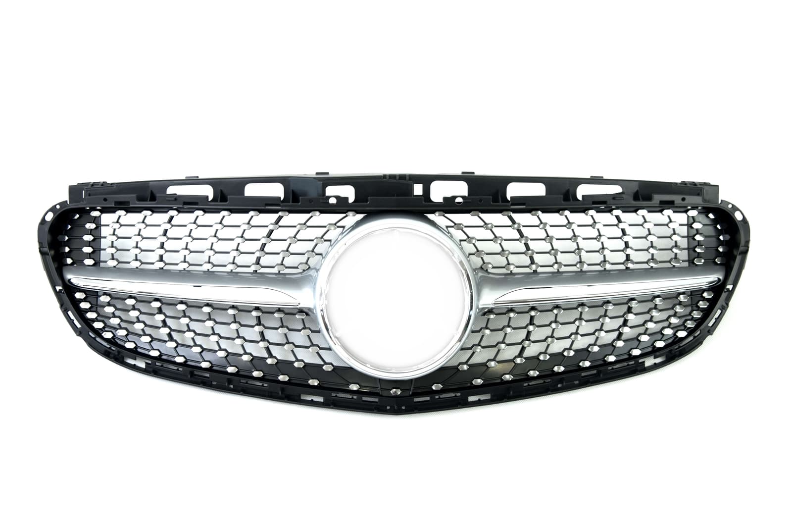 Решітка радіатора Silver Diamond на Mercedes-Benz E-Class W212 2013-2016 року