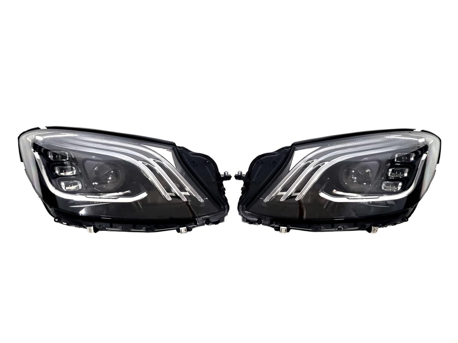 Передні фари (Multibeam LCI) заміна до рестайлінг на Mercedes-Benz S-Class W222 2013-2017 року