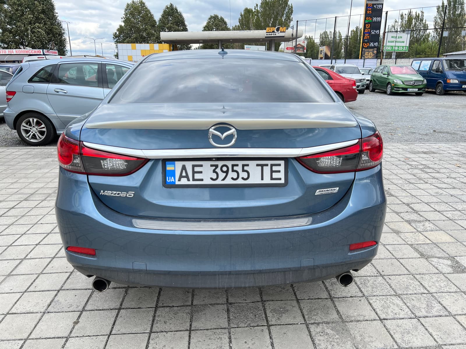 Спойлер ліп на багажник Mazda 6 2013 - ABS пластик під фарбування 2