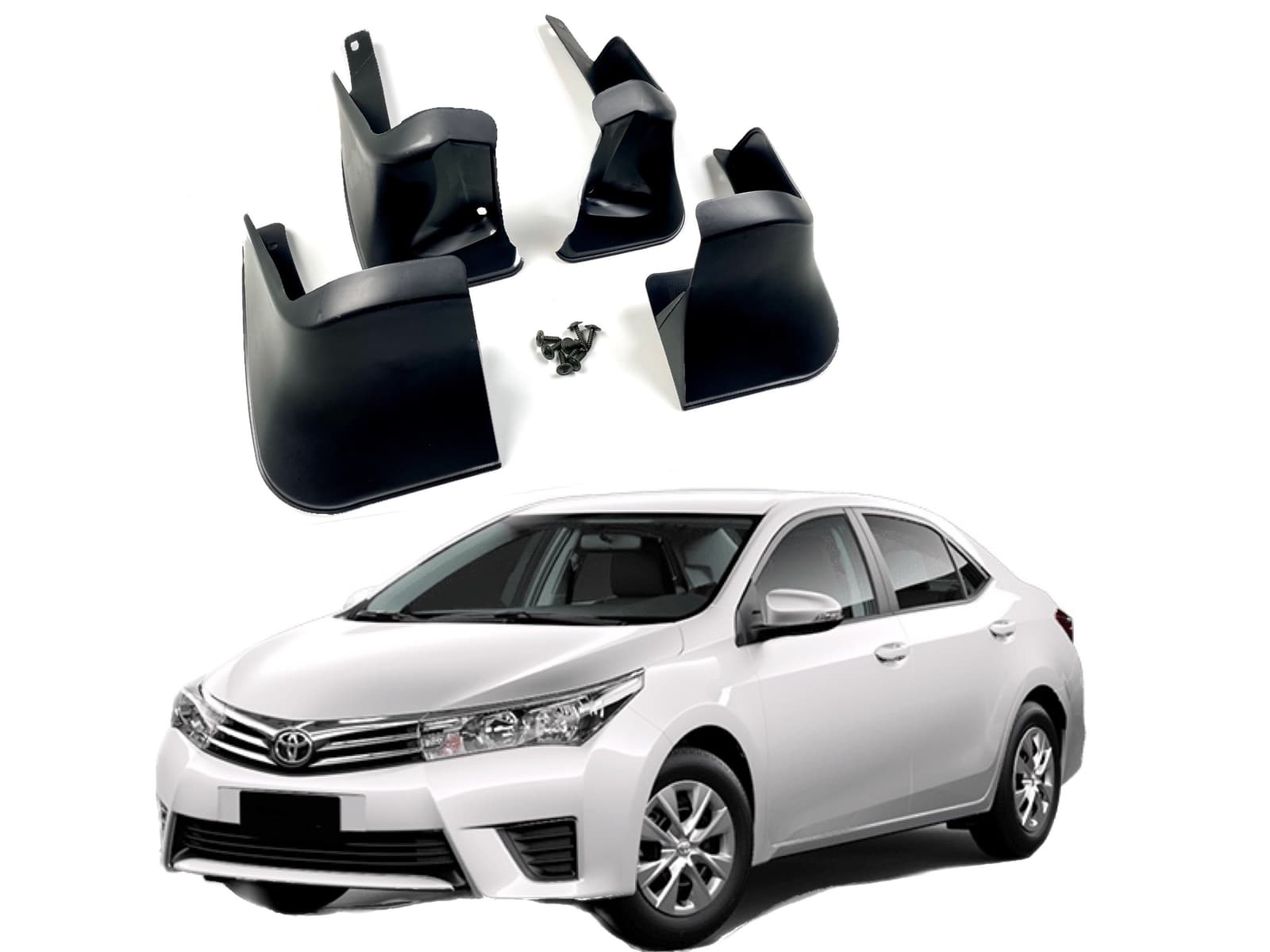 Бризковики Toyota Corolla 2013-2017 комплект 4шт