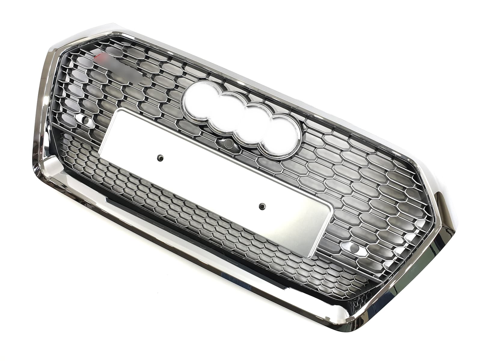 Решітка радіатора Silver Chrome (в стилі RSQ5) на Audi Q5 80A 2016-2020 року 3