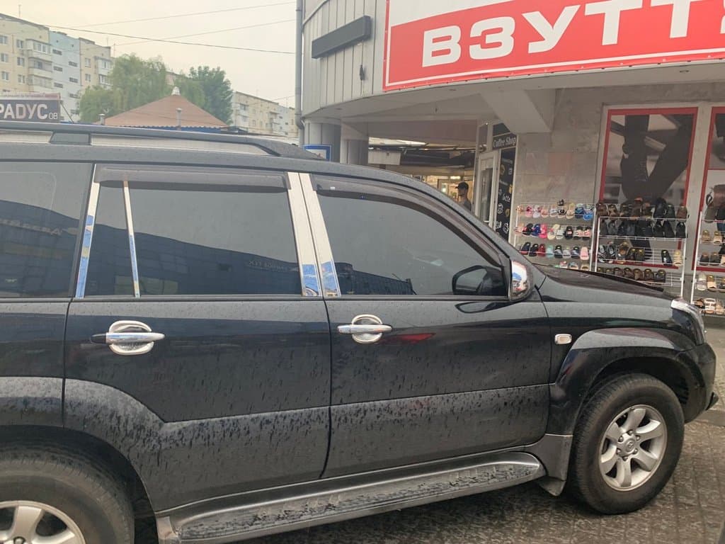 Молдинг дверних стійок (8 шт, нерж)