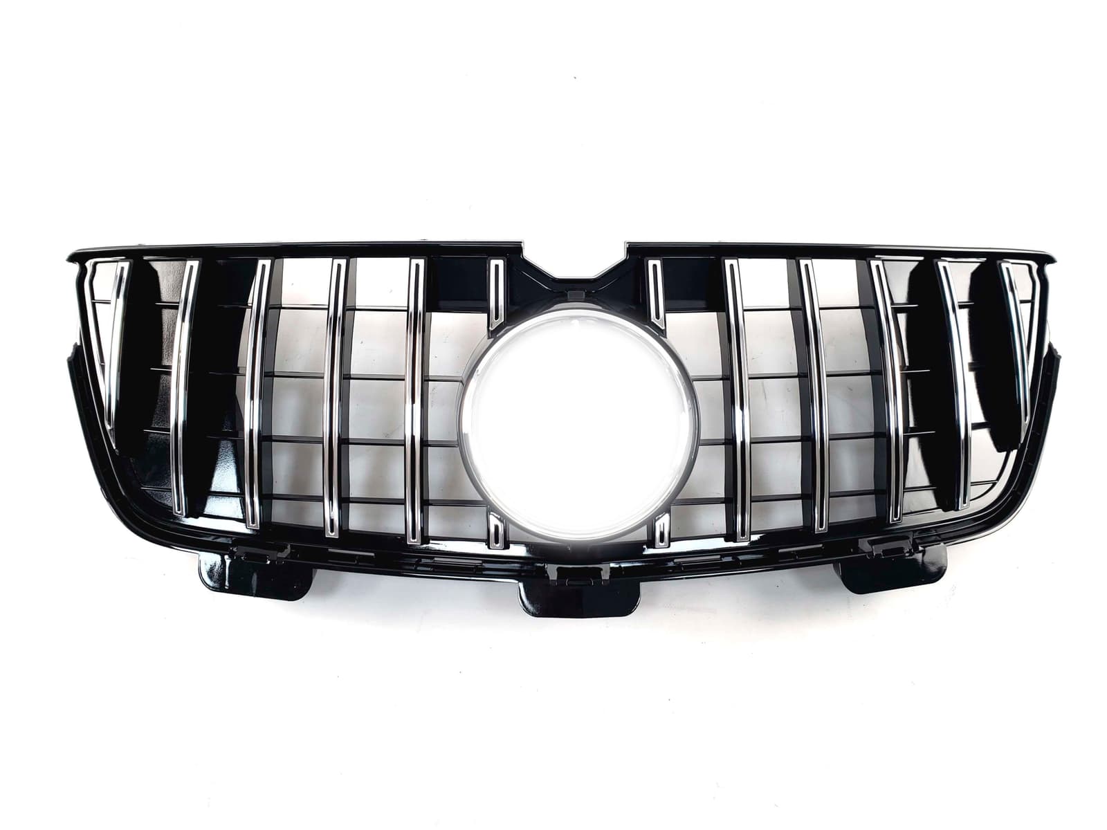 Решітка радіатора Chrome Black 2 Line GT на Mercedes-Benz GL-Class X164 2009-2012 року