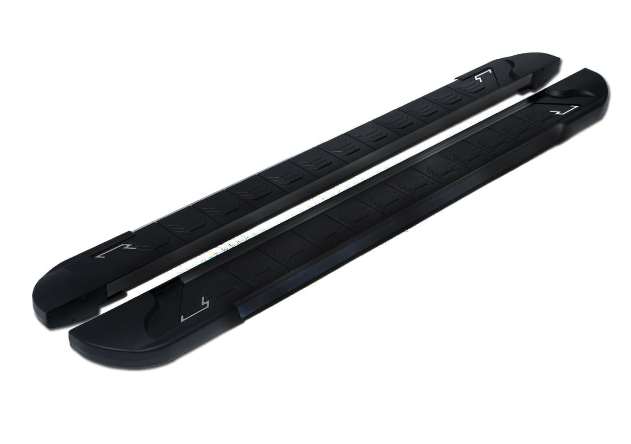 Бокові пороги RedLine Black (2 шт., Алюміній)