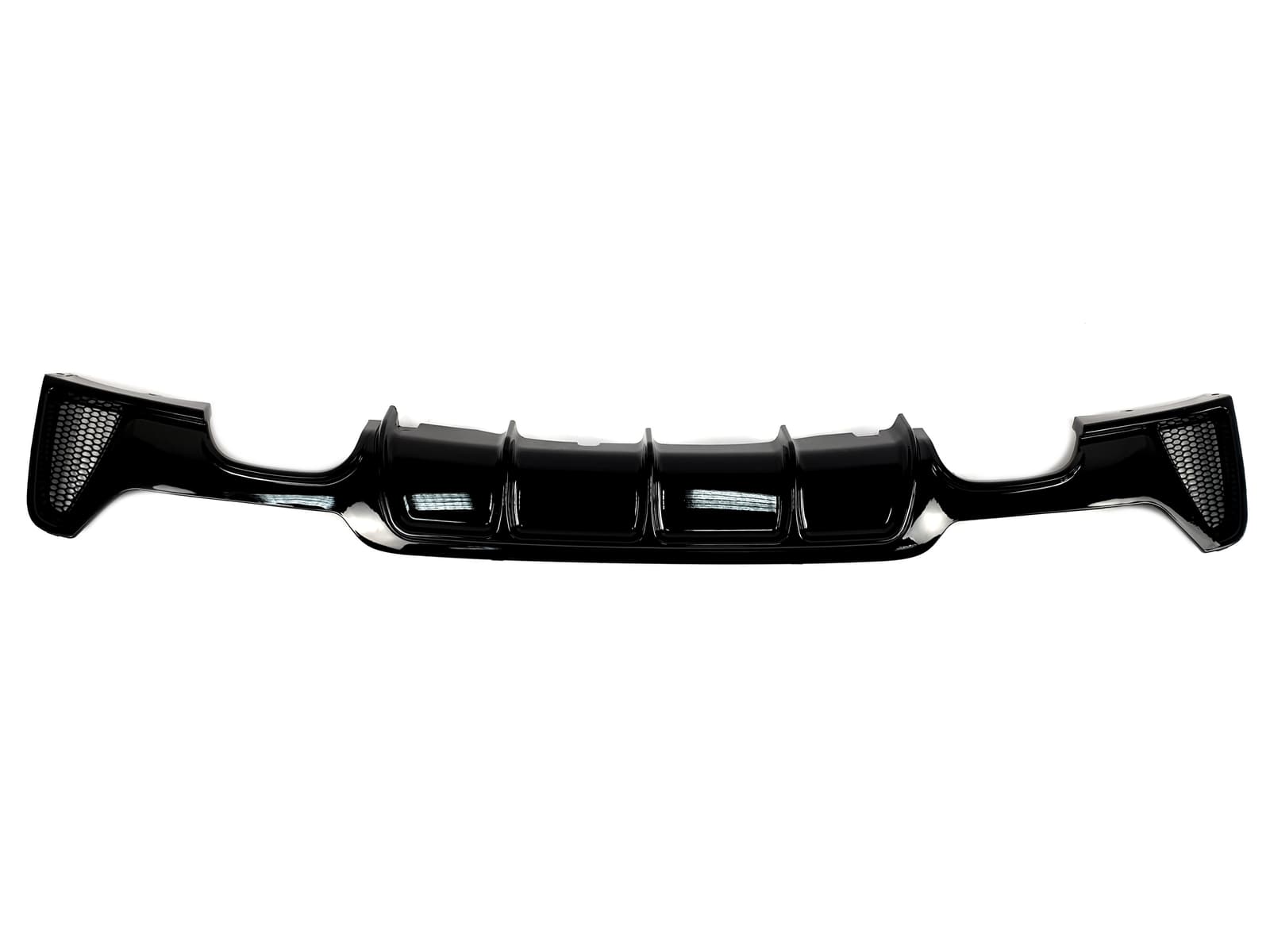 Дифузор (заднього бампера) Чорний глянець (M-Performance) 00-00 на BMW 4 Series F32 / F33 2013-2020 року