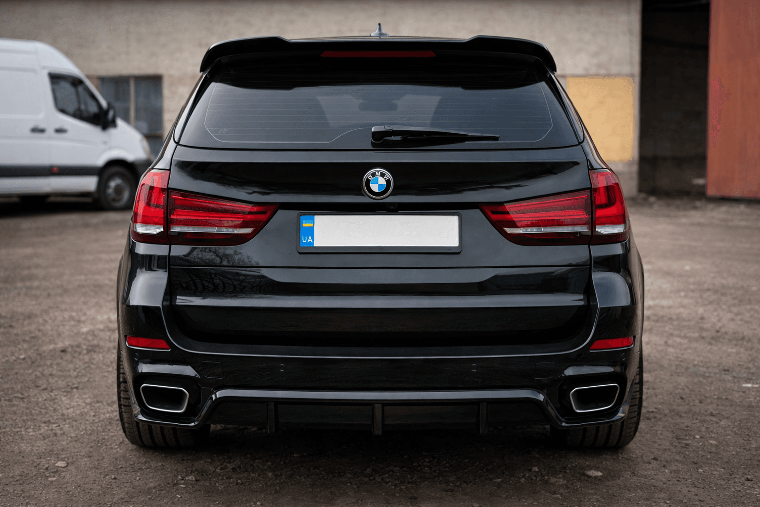 Дифузор заднього бампера Black Warrior (для M-Sport)