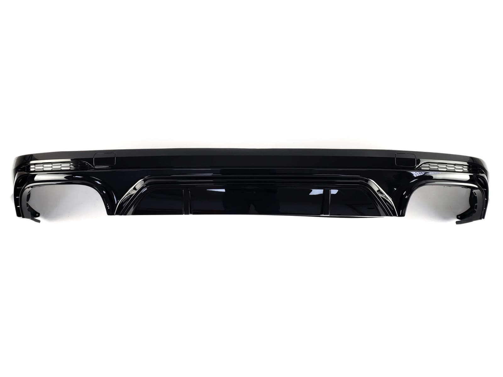 Дифузор (заднього бампера) Full Black / Black Pipe (в стилі SQ5) на Audi Q5 80A 2016-2020 року 6