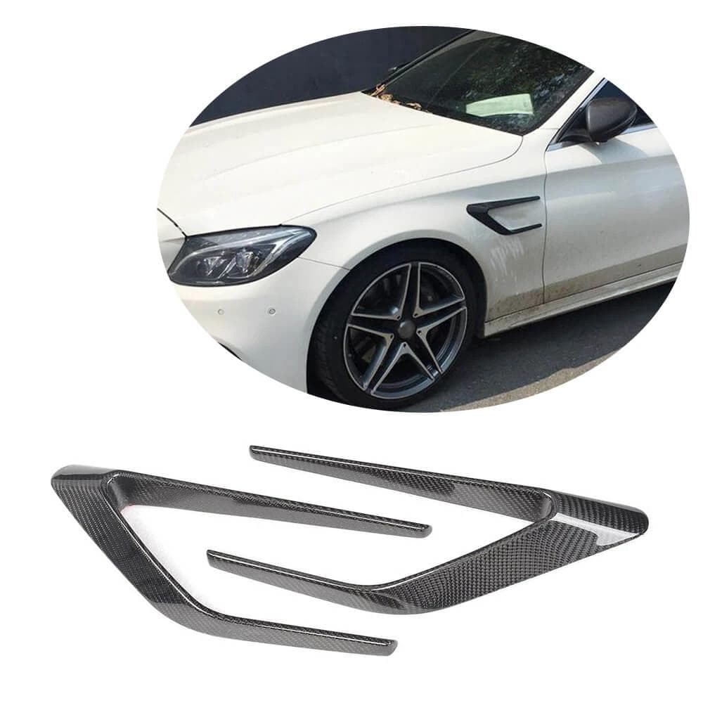 Накладки на передні крила (для SD C63 AMG 2015-2019, Карбон)