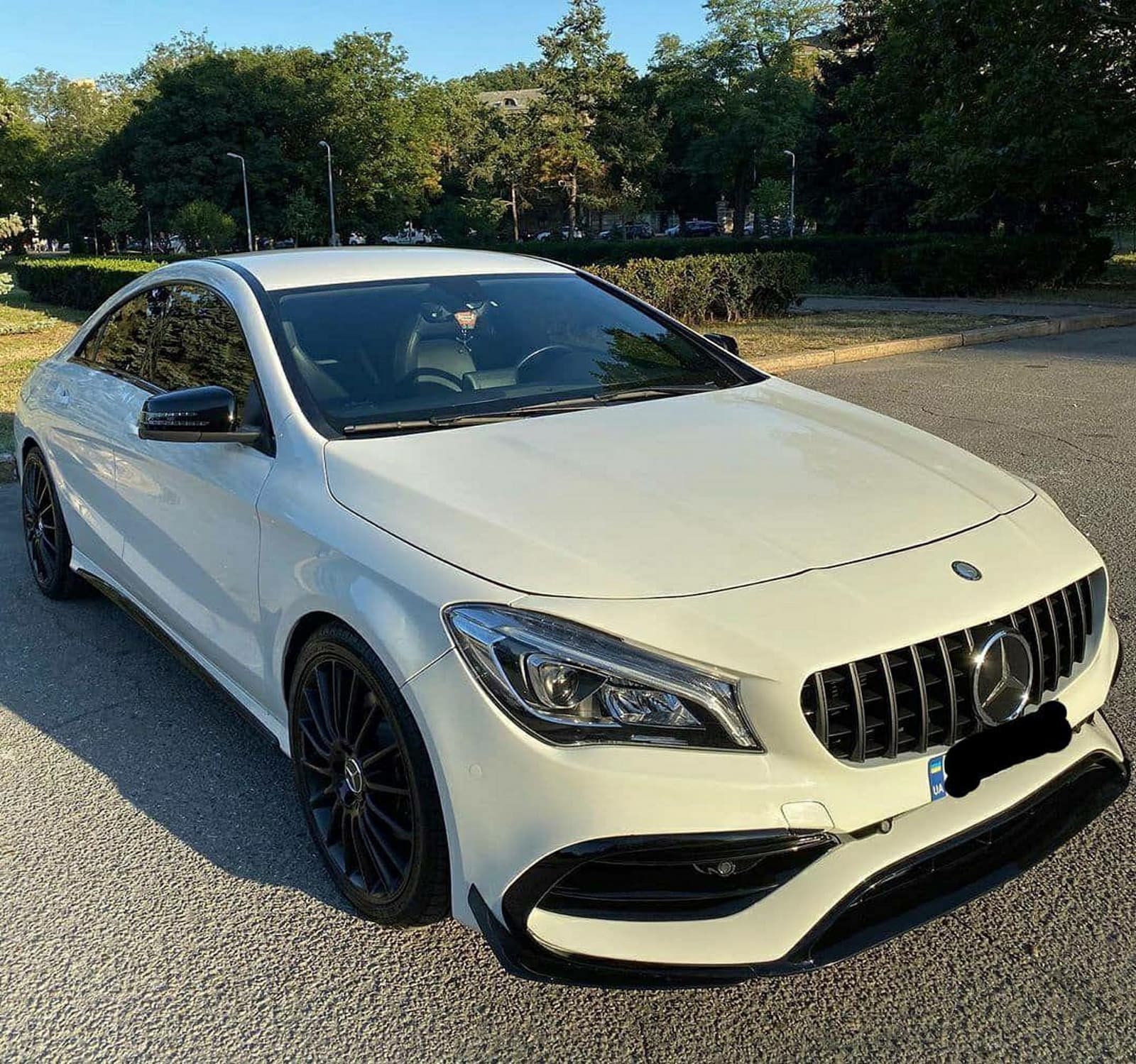 Передній бампер (стиль CLA45 AMG) на Mercedes-Benz CLA-Class C117 2013-2017 року 5