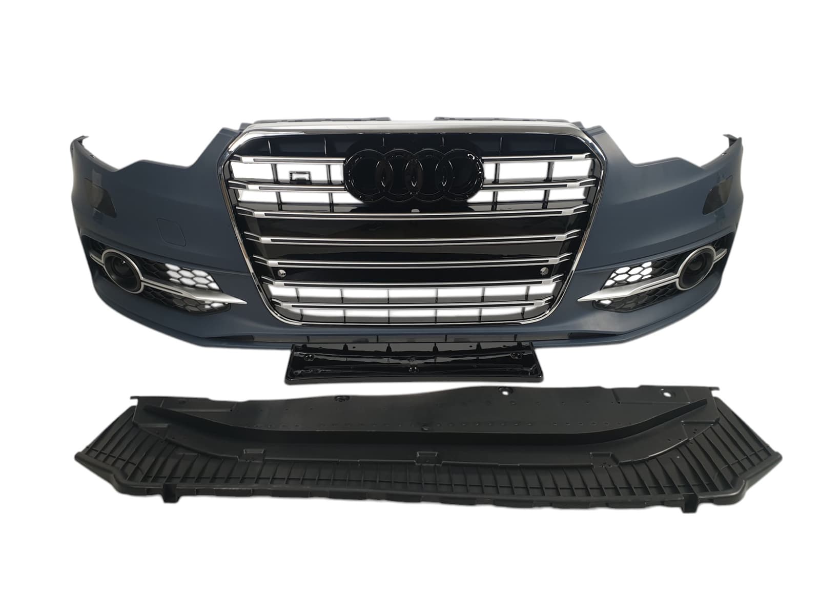 Передній бампер (S-Line) V2 на Audi A6 C7 2011-2014 року