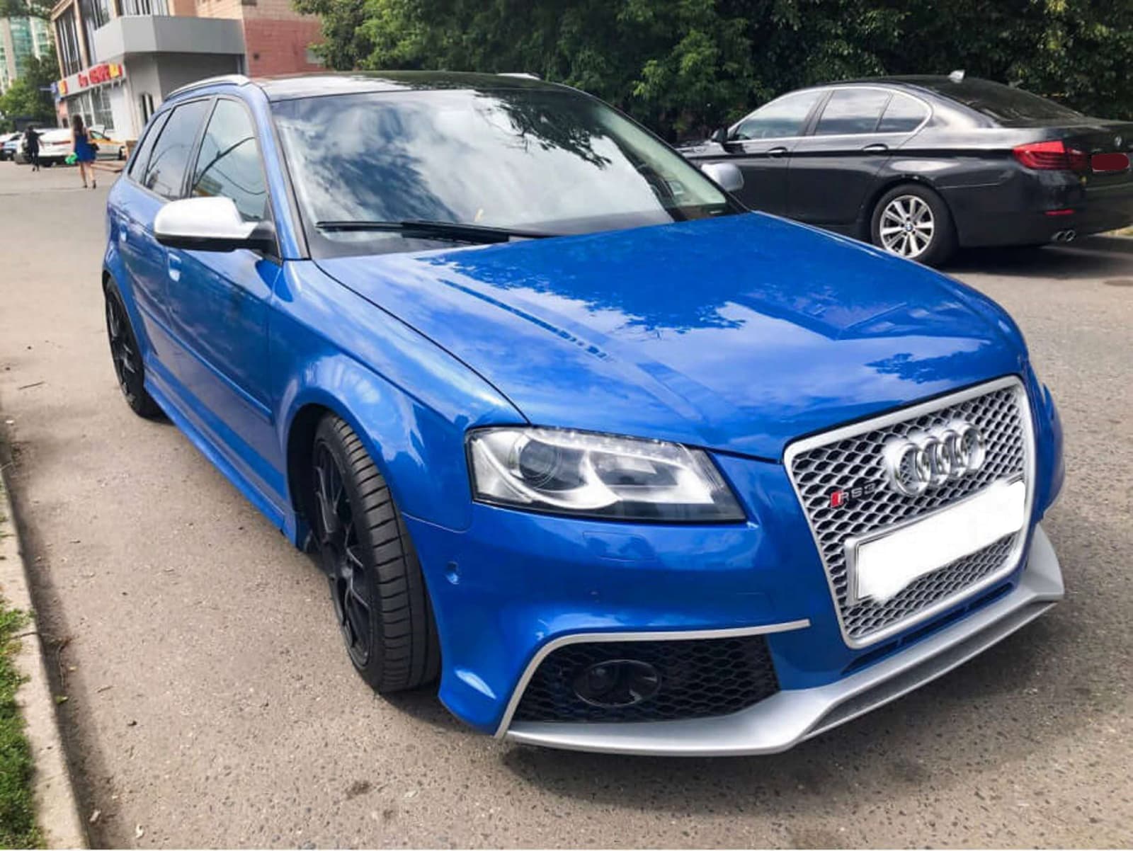 Передній бампер (в стилі RS3) на Audi A3 8P 2008-2012 року 4